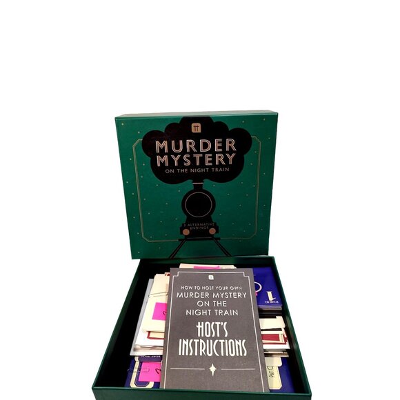 Talking Tables Murder Mystery Game: On The Night Train Family Fun Entertainment - Picture 3 of 11